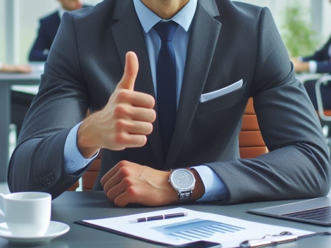 Efektivní obchodník ve firmě