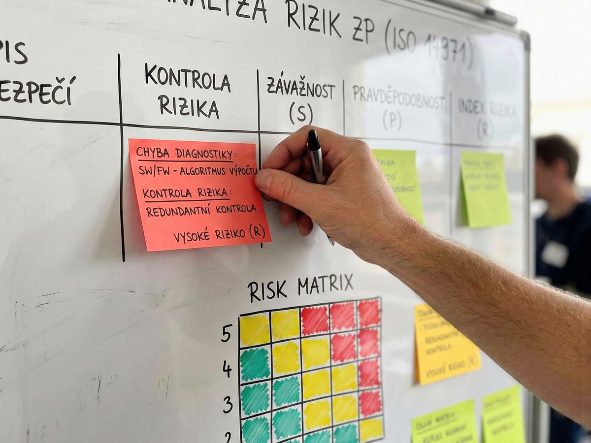 Analýza rizik ZP dle ISO 14971: zaměřeno na software a firmware (workshop)